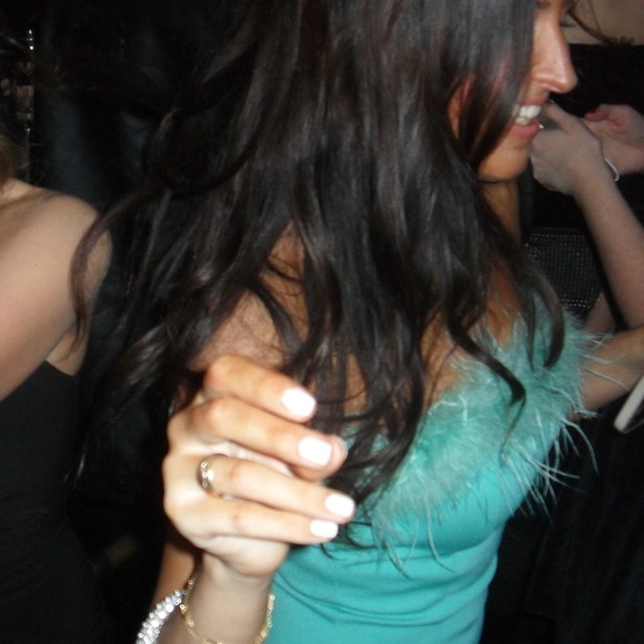 Aqua Mini Dress - Picture 6 of 7